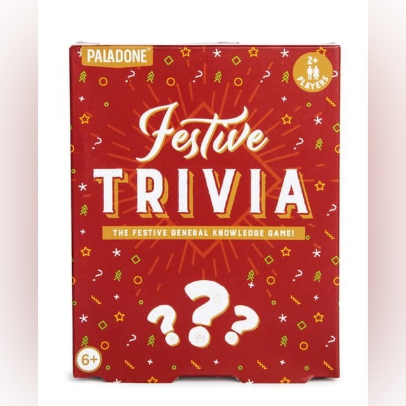 Holiday Festive Trivia Game (New W Tags) Includes 50 Cards - Picture 1 of 4